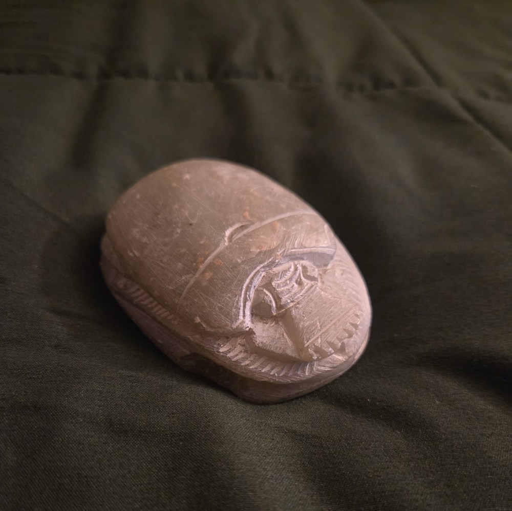Authentic Ancient Egyptian Antiques Rare Egyptian Scarab Beetle Figure