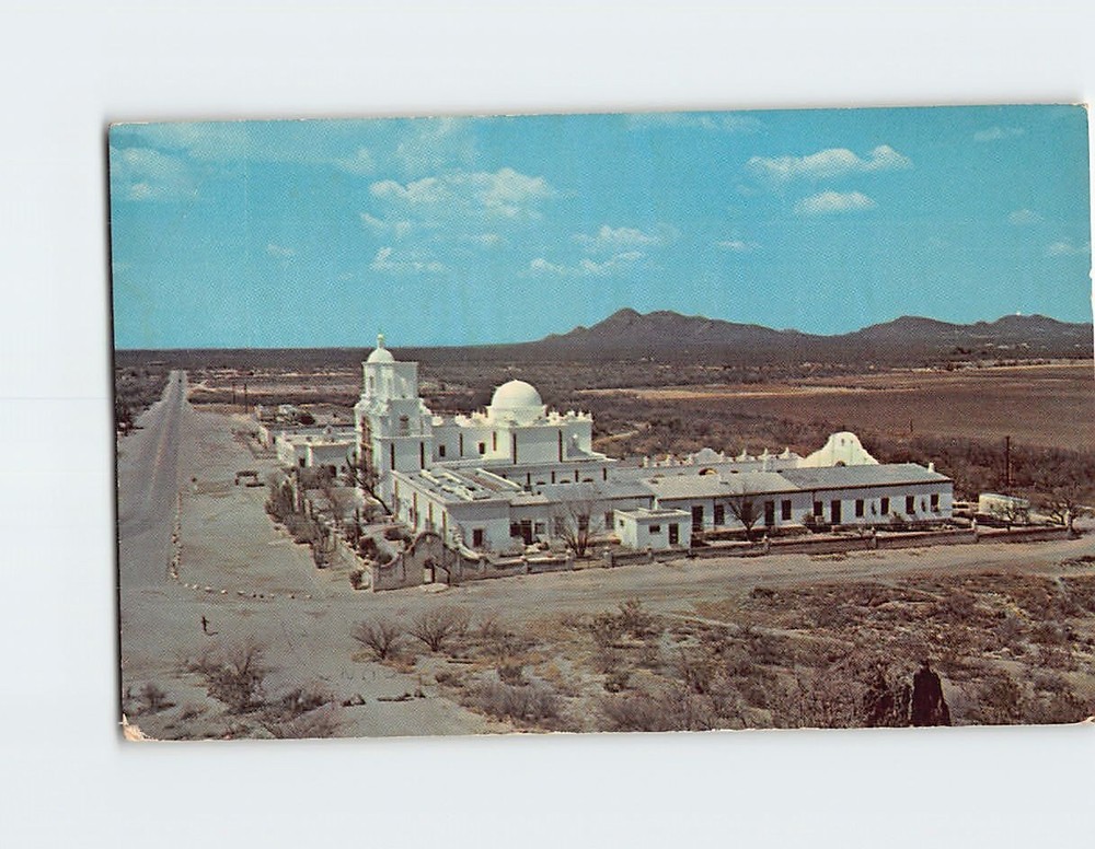 Postcard Mission San Xavier del Bac Tucson Arizona