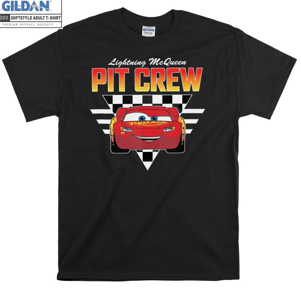 Disney Pixar Cars Lightning Mcqueen Pit Cre T-Shirt - All Size