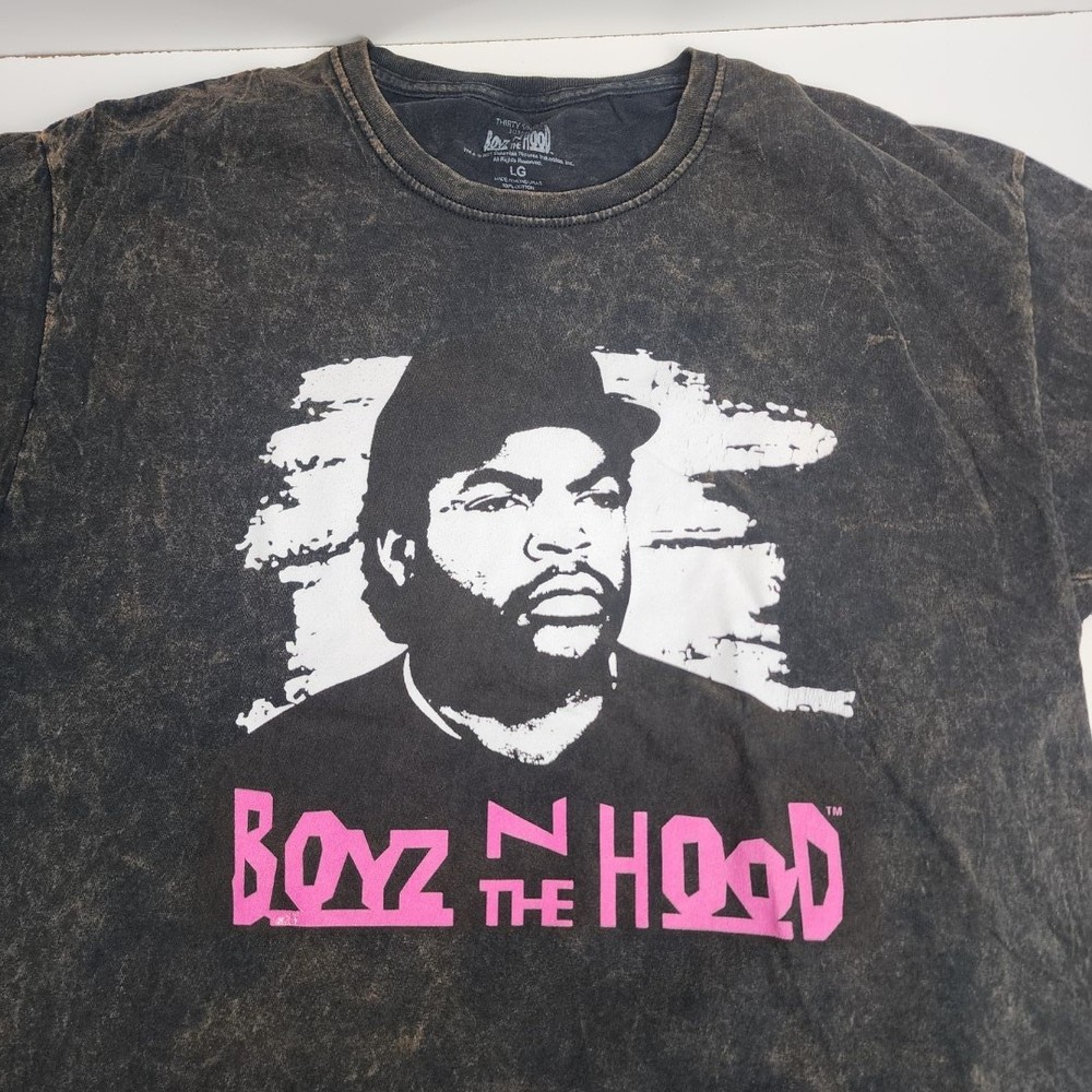 Boyz N The Hood 1991 Movie Ice Cube Brown Acid Short Sleeve T-Shirt Men's Size L