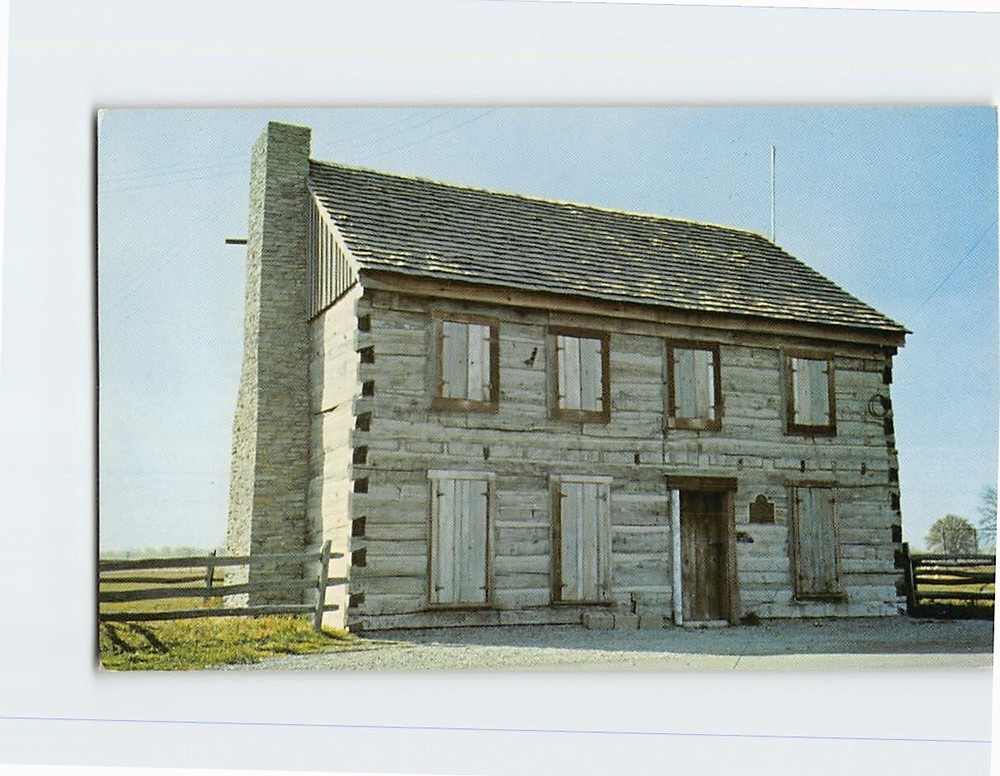 Postcard Original Northwest Territory Court House Centerville Indiana USA