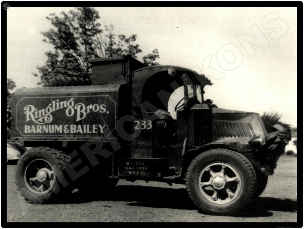 Mack Trucks New Metal Sign: Ringling Brothers Circus Truck Featured
