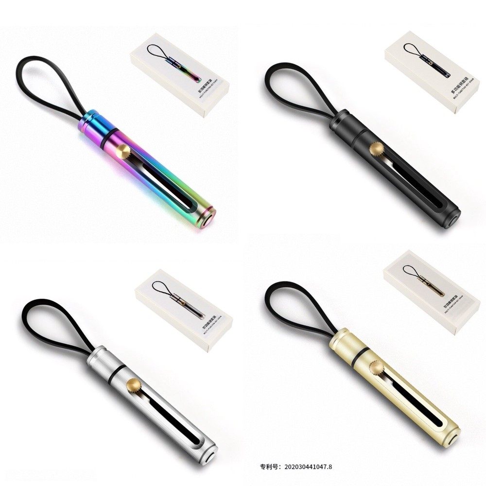 4 Pack Box Cutter Knife Keychains -colorful