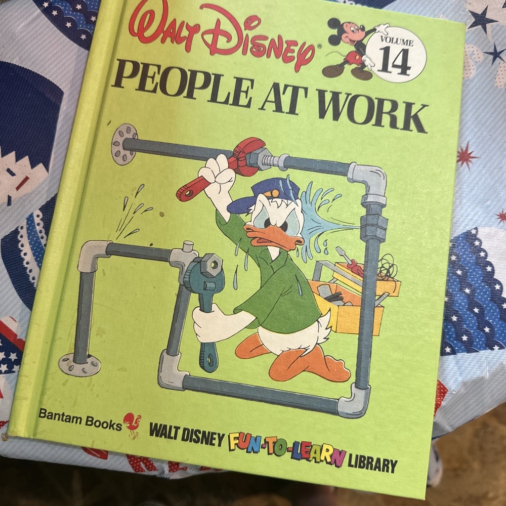 Bantam Books Walt Disney Fun-to-Learn Library, Volume 14: People At Work 1983