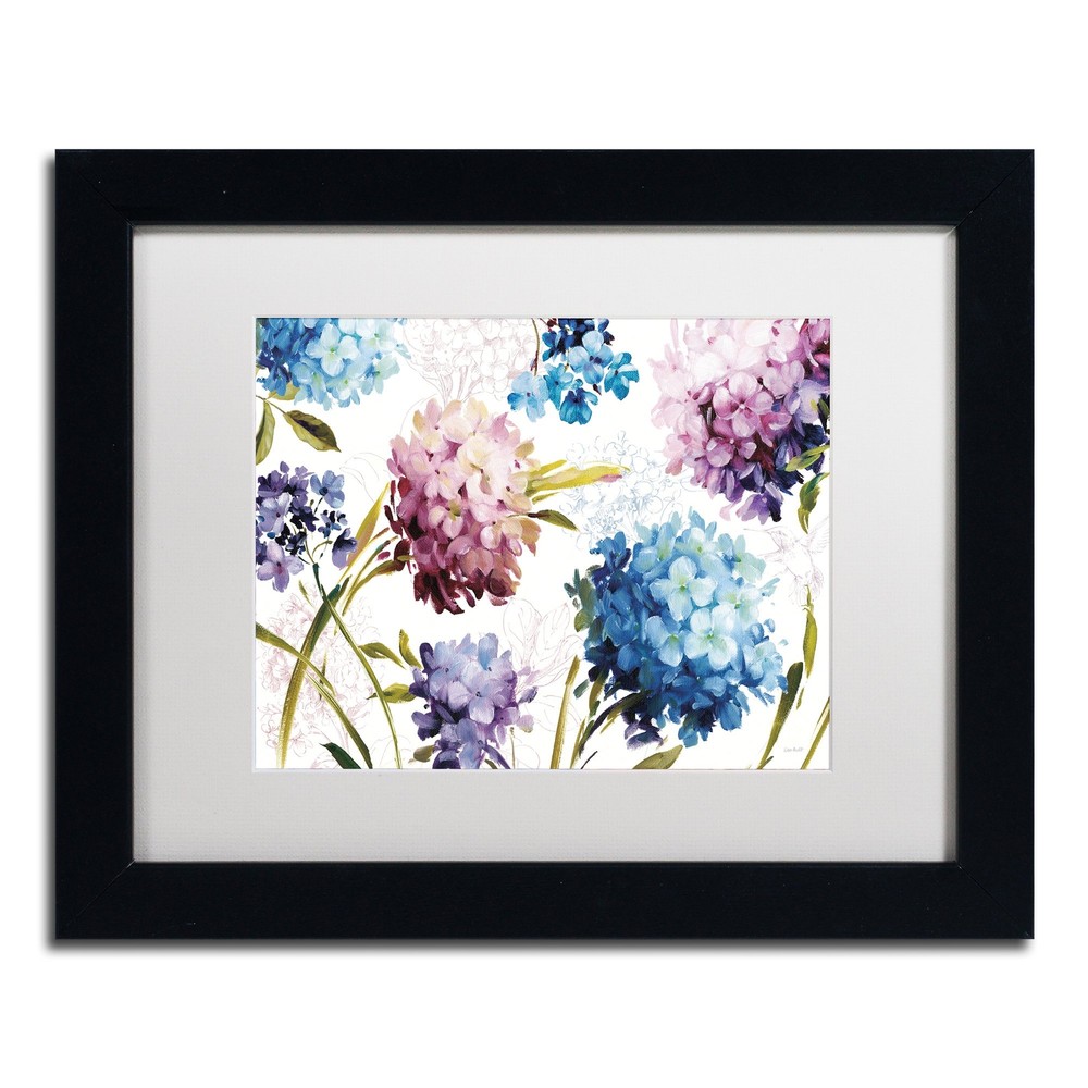 Lisa Audit Spring Nectar I Laurie White Matted Black Frame 11x14