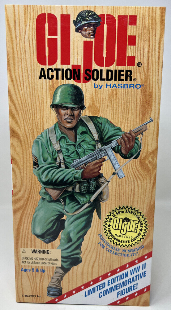 GI Joe 1996 Action Soldier 1:6 WWII 50th Anniversary African American Figure Unopened