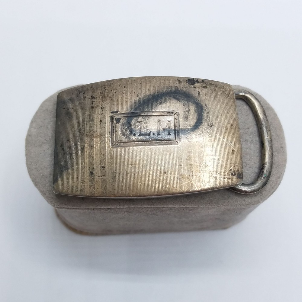 Silver 925 Silver Belt Buckle - Size One Size 17.7g