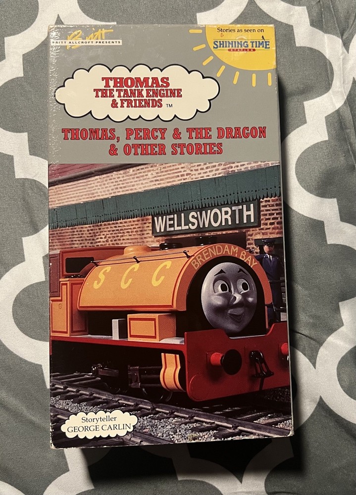 Thomas The Tank Engine and Friends VHS Thomas Percy and the Dragon George Carlin