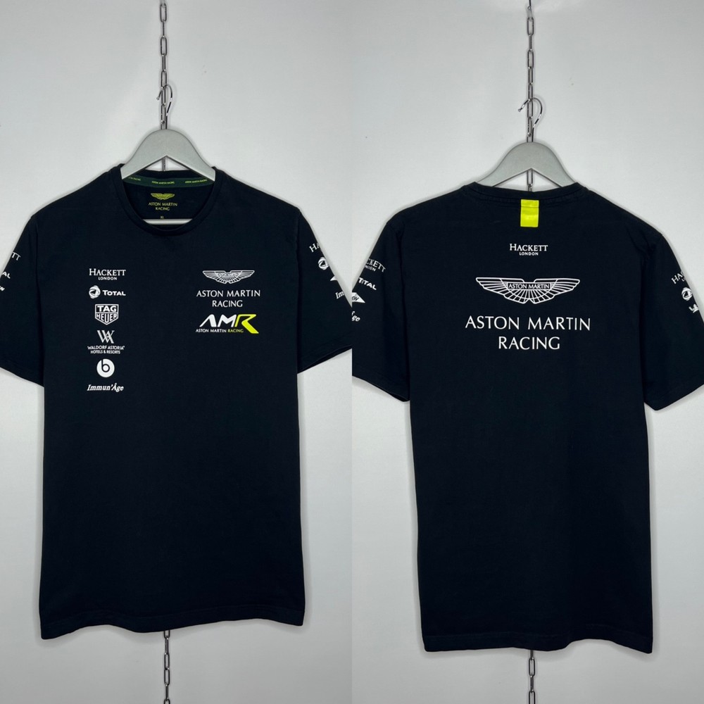 Hackett Aston Martin Racing Big Logo T-Shirt Tee F1
