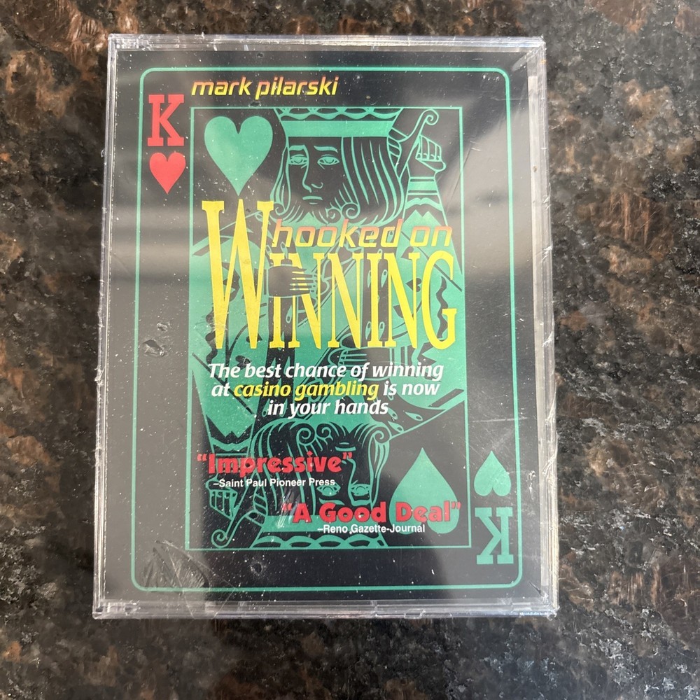 Hooked on Winning by Mark Pilarski (1999, Audio 2 Cassette New Sealed In Box 🎰