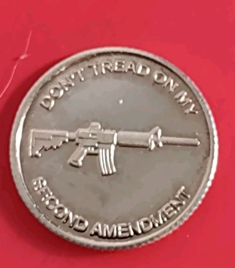 1 - ( Second Amendment ) Gram .999 Silver Round- .999 Fine Silver - 1 Gram