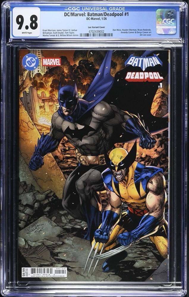 DC/Marvel: Batman/Deadpool #1 - CGC 9.8 - Jim Lee Variant Cover