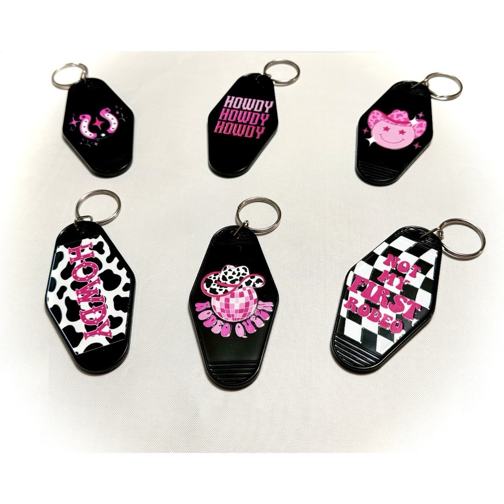 BATES MOTEL Retro Style Hotel  Keychain - Cult Classic, Horror Movie, Hitchcock