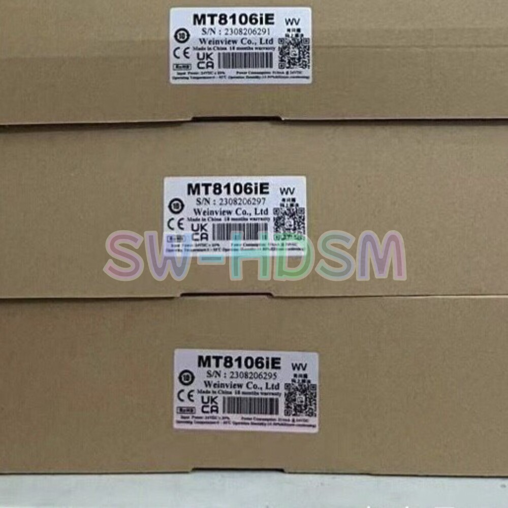 1PCS New in Box Weinview HMI Touch Screen MT8106IE replace MT8102IE freight free