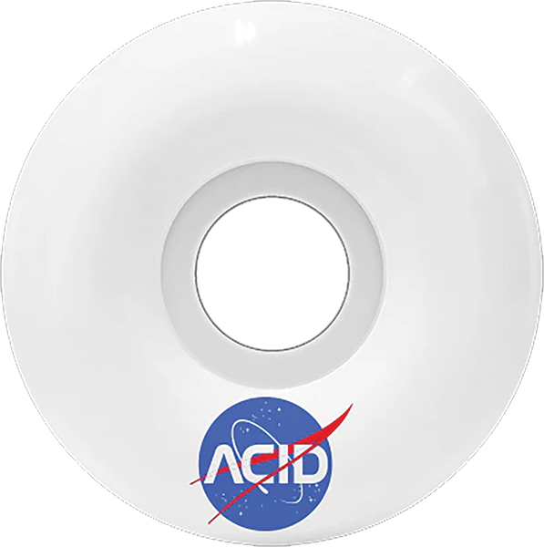 ACID TYPE A SPACE 52MM 101A WHITE WHEELS SET-image
