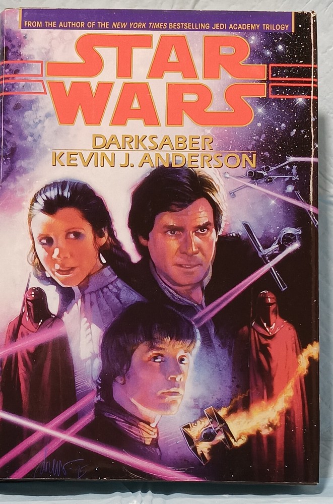 Star Wars Darksaber Kevin J Anderson 1995 Hardcover 1st Edition Dust Jacket