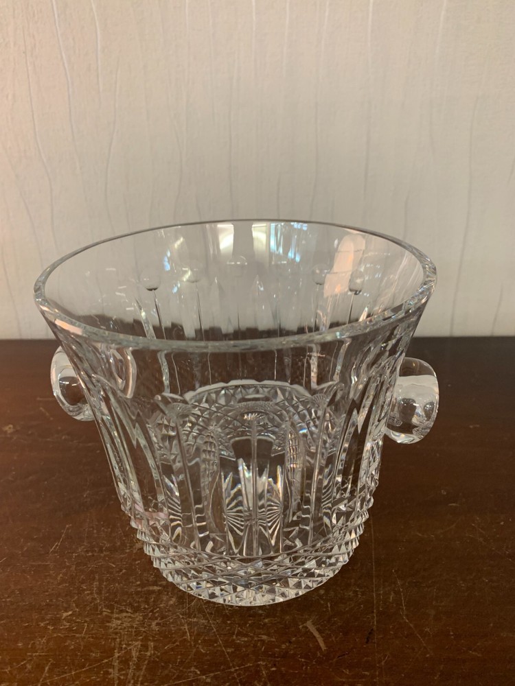 2 Champagne Buckets Model Tommy In Crystal From Saint Louis (Price Per Unit)