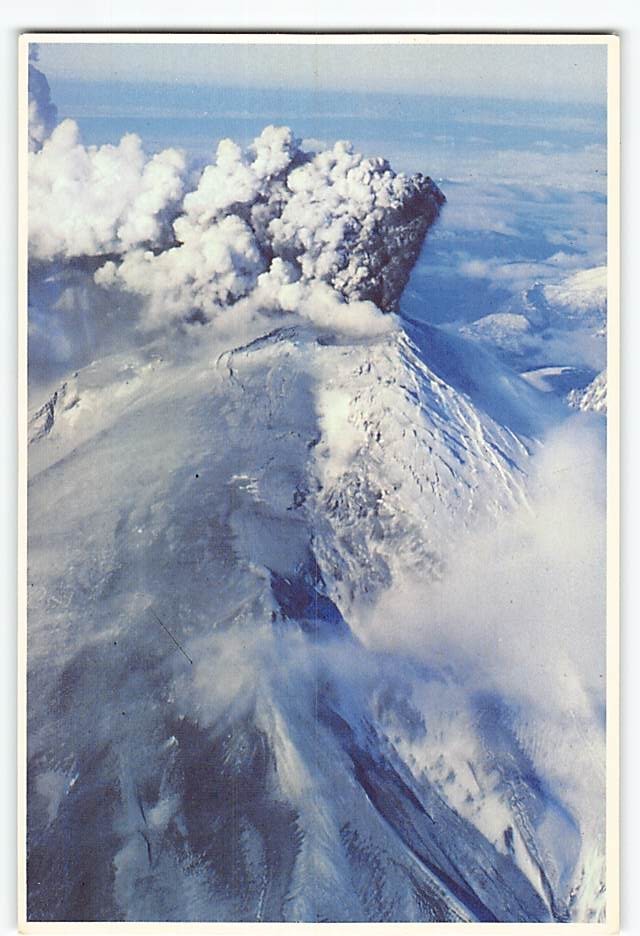 Postcard Mt. St. Helens Eruption Washington USA
