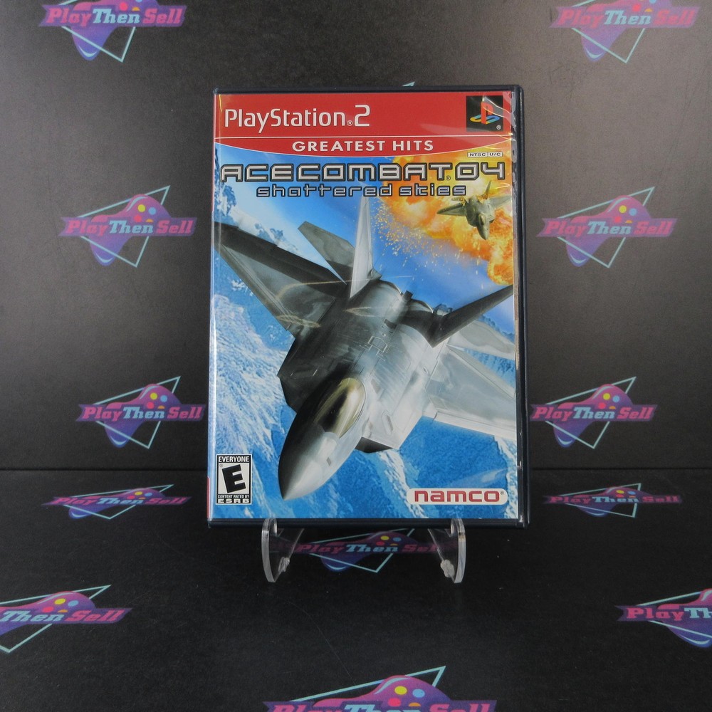 Refurbished Ace Combat 4 Shattered Skies PS2 GH with Reg Card Complete-image