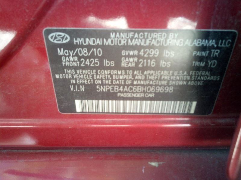 ABS Pump Modulator Assembly VIN C for 11-13 Hyundai Sonata 1279326