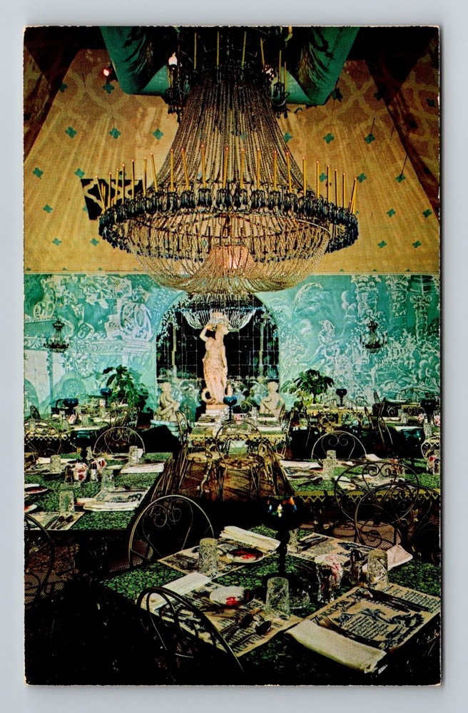 Clearwater, FL-Florida, Kapok Tree Inn Chandelier Room Dining Vintage Postcard