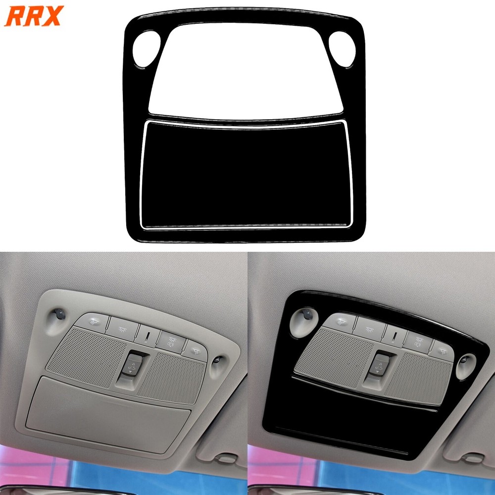 Glossy Piano Black Roof Reading Light Panel Cover For Nissan Altima Teana 13-18