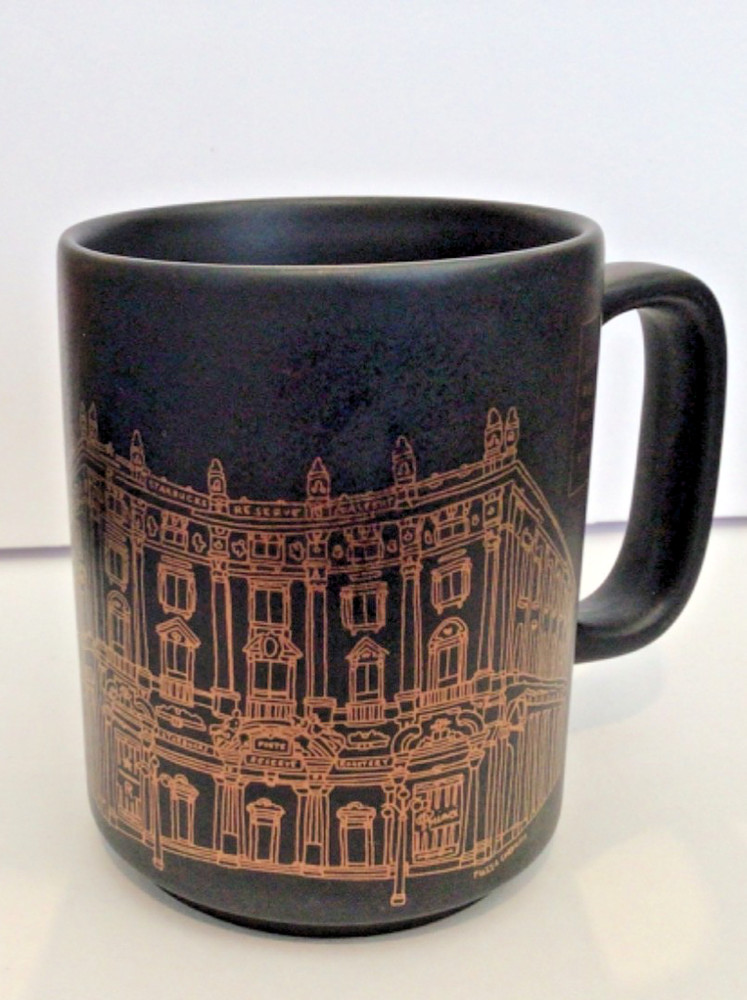 Starbucks Reserve Roastery Milano Limited Edition 2018 12oz Coffee Mug Black