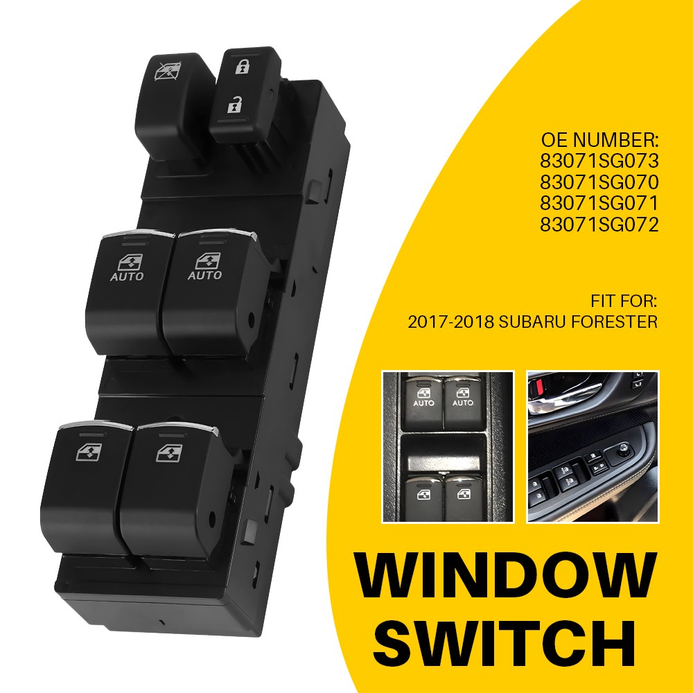 OEM Front Driver Door Power Window Main Switch For 2017-2018 Subaru Forester M