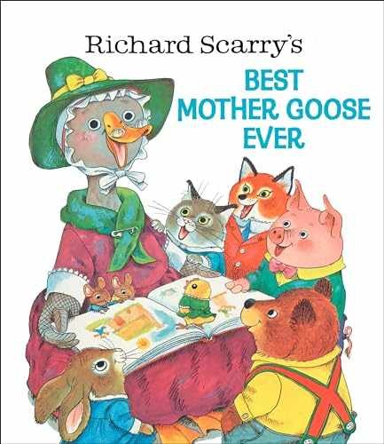 Richard Scarry's Best Mother Goose Ever (Giant Golden - Hardcover - Very Good
