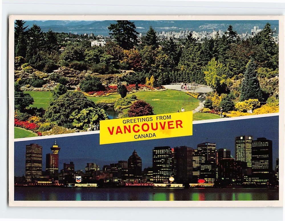 Postcard Greetings From Vancouver Canada
