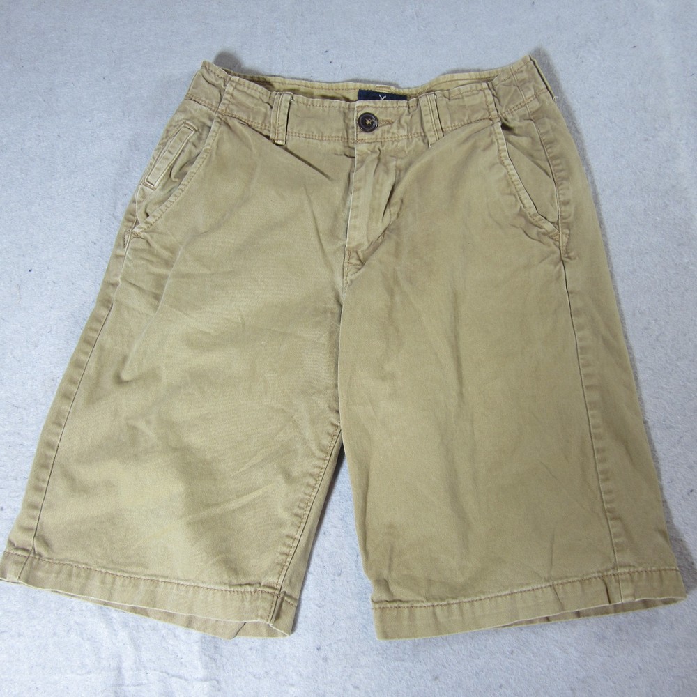 American Eagle Longboard Chino Shorts Mens Sz 28 Brown 11