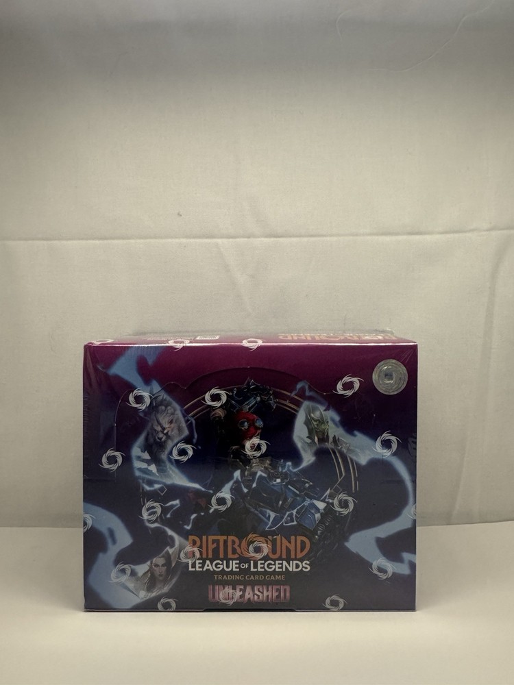 Riftbound League Of Legends TCG Unleashed Booster Box Factory Sealed English