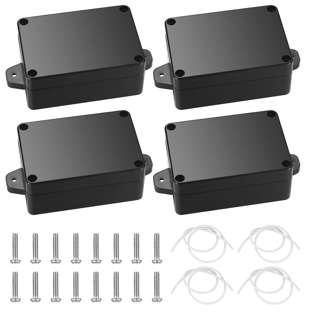Project Box, 4Pcs Junction Boxes, IP65 Waterproof Electrical Boxes, ABS Plastic-image