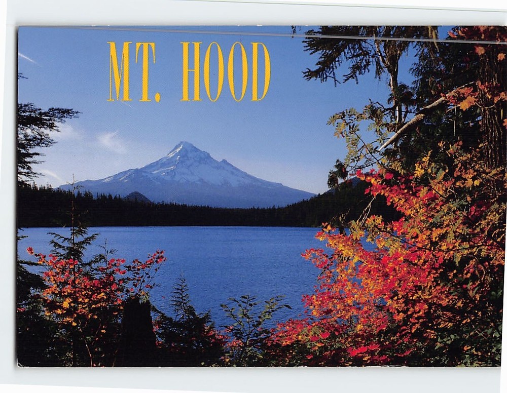 Postcard Mt. Hood & Lost Lake Oregon USA