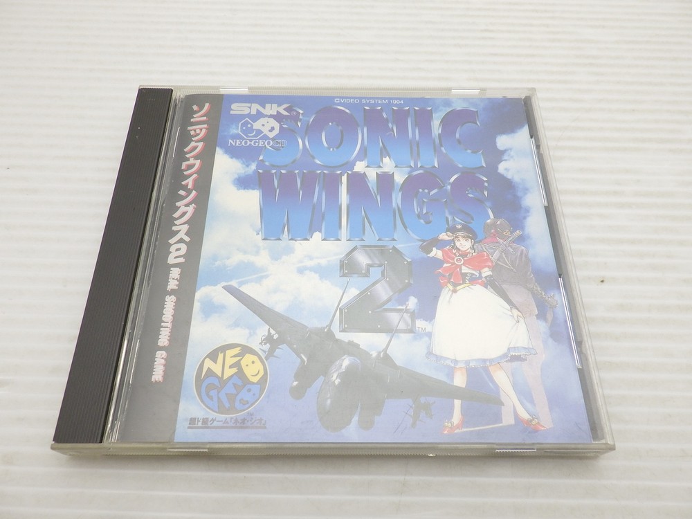 Sonic Wings 2 (Aero Fighters 2) NEO GEO CD JP GAME. 9000025515511