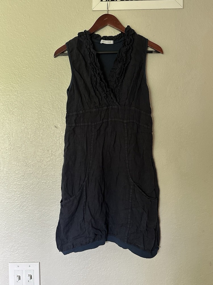 Made In Italy Women’s Dress Size L/XL Navy Blue
