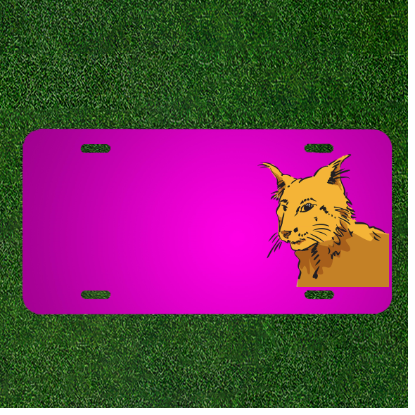 Custom Personalized Car License Plate for Pets - Add Your Cat's Name