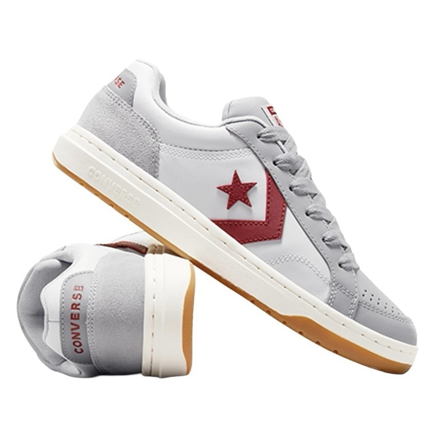 Converse Pro Blaze Classic Ox Sneakers Shoes A12719C Gray Red Mens Size 8 NWB