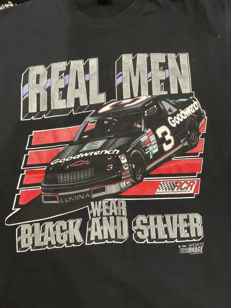 Vintage Nascar Dale Earnhardt cotton unisex black t-shirt QT5839