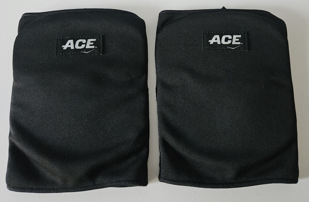 ACE Knee & Elbow Pads Set - Lightweight 0.2lb Pair - Excellent Condition-image