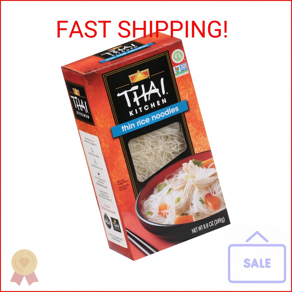 Thai Kitchen Gluten Free Thin Rice Noodles, 8.8 oz