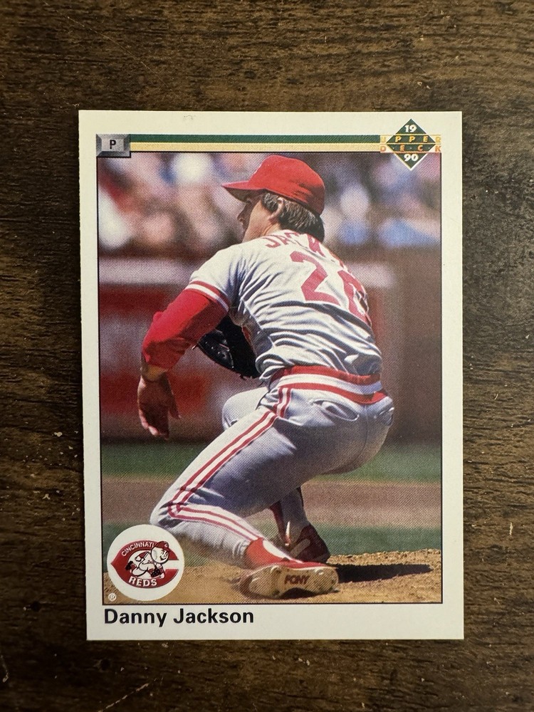 Upper Deck 1990 Danny Jackson P #120 Cincinnati Reds Baseball Card