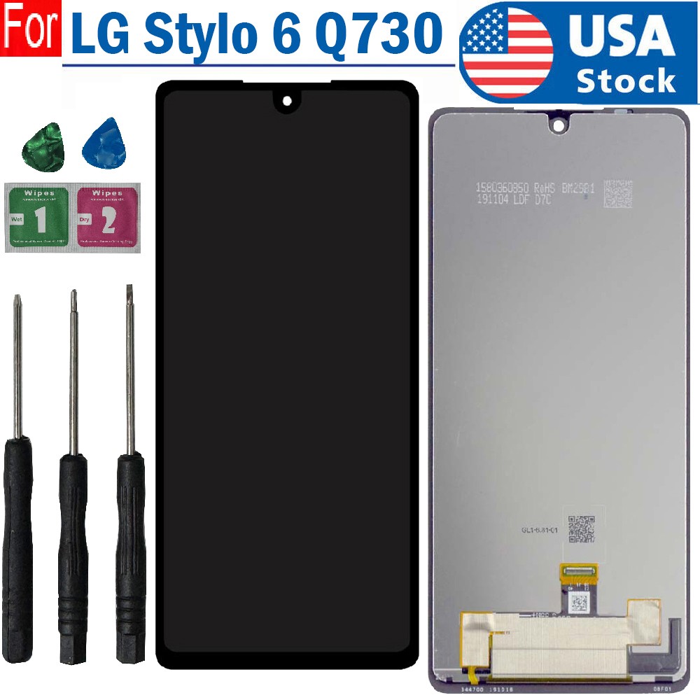 USA For LG Stylo 6 Q730 LM-Q730TM LMQ730AM LM-Q730MM LCD Touch Screen Digitizer