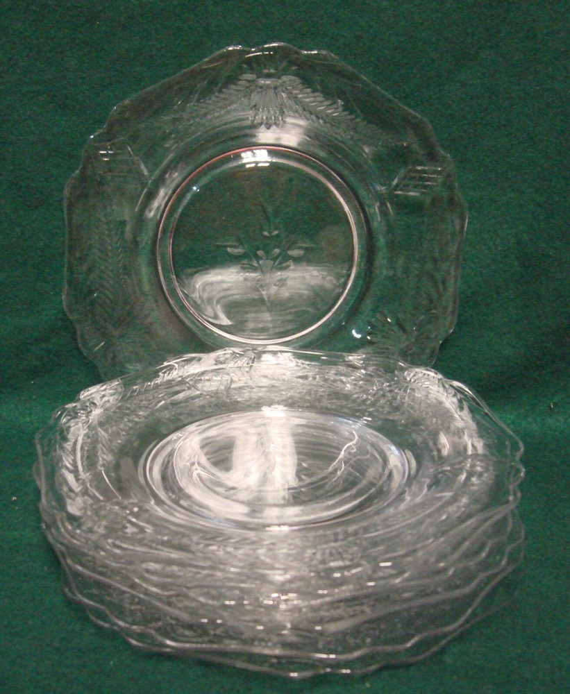 Cambridge ACHILLES Eight Salad Plates SET OF SEVEN 8-1/2