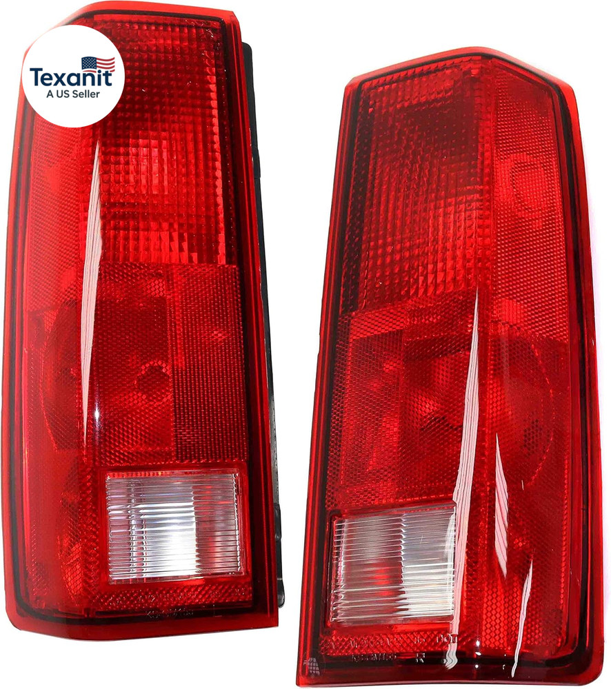 Tail Light Assembly Set for Chevrolet Astro 1985-2005, GMC Safari, Halogen Drive