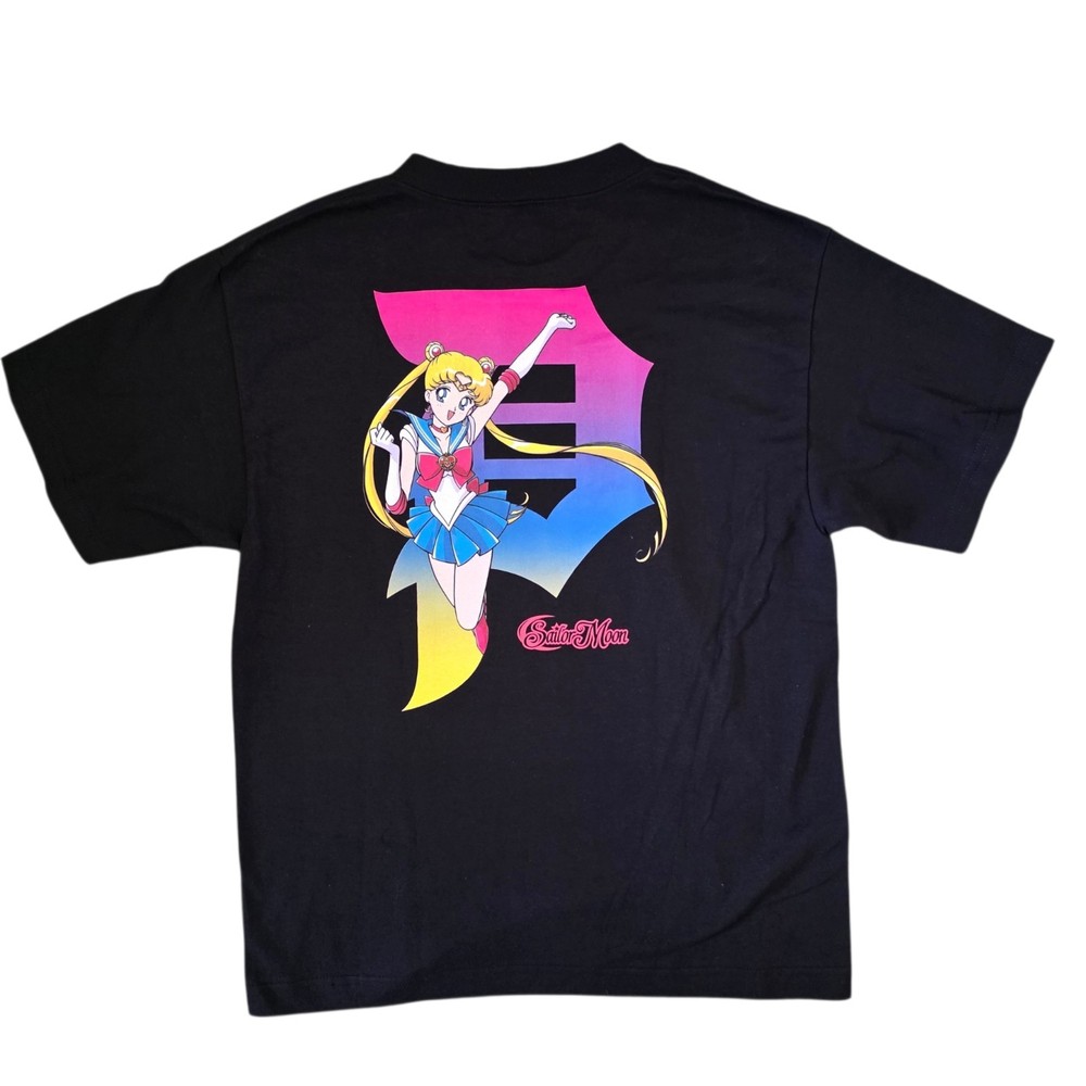 Primitive x Sailor Moon T-Shirt Small Black Anime Tee BNWT