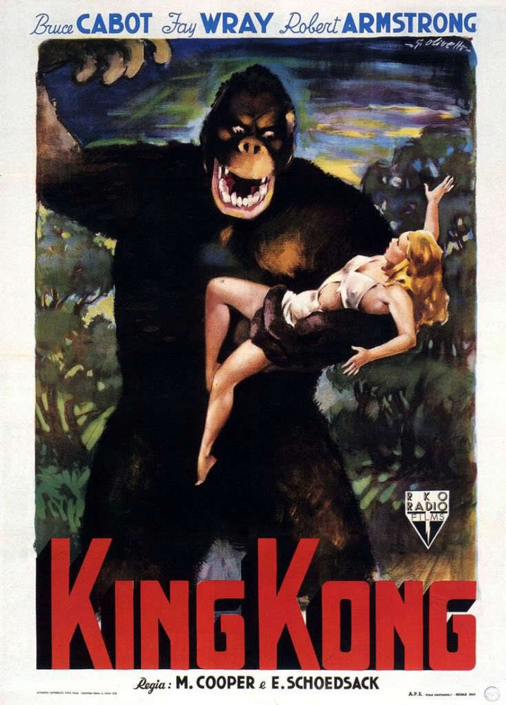 King Kong Classic Vintage  - *FRAMED* CANVAS ART 16