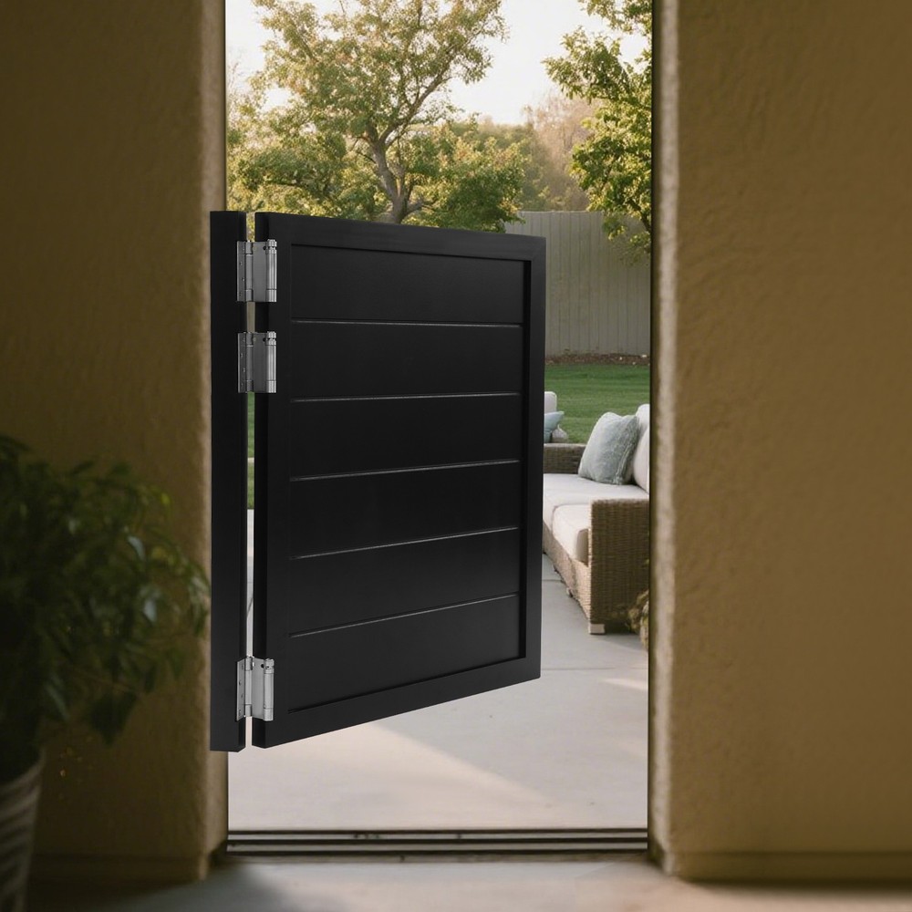 31.5x35.43in Swing Solid Wood Door Partition Door With Hinges For Shop Entrance