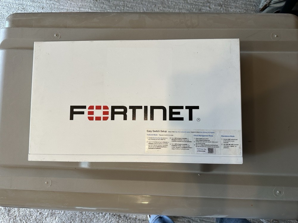 Fortinet FortiSwitch 124F-FPOE- USED