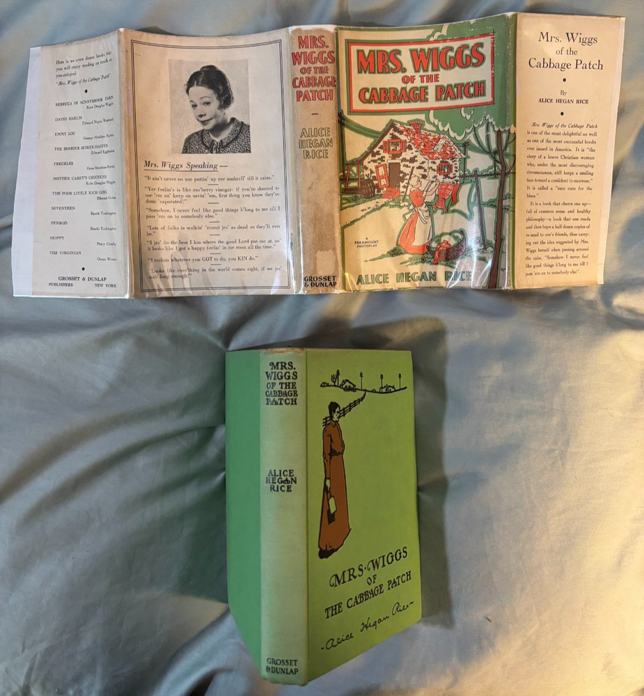 Mrs. Wiggs of the Cabbage Patch - photoplay edition movie tie-in DJ & stills VG
